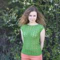 Knitted blouse " The verdure " - Blouses & jackets - knitwork