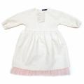 Special occasion baby girl dress - Baptism clothes - felting