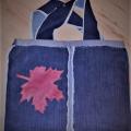 Denim bag "Autumn"... New life in old jeans... - Handbags & wallets - sewing