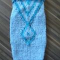 Blue sweater for puppy dog No.4 - For pets - knitwork
