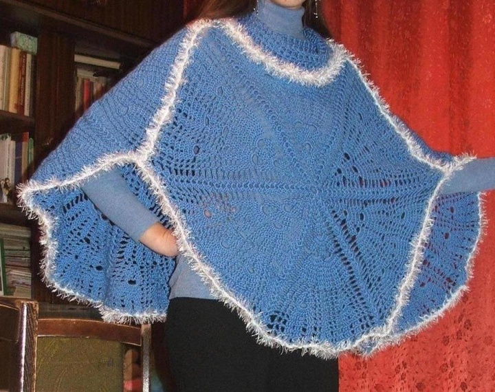 A large blue cloak