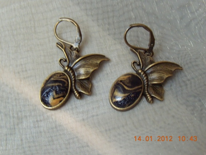 Brass butterflies