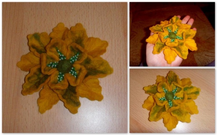 Flower - brooch