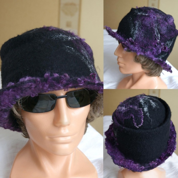 Purple hat