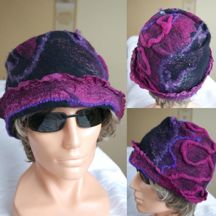 Lilac cap