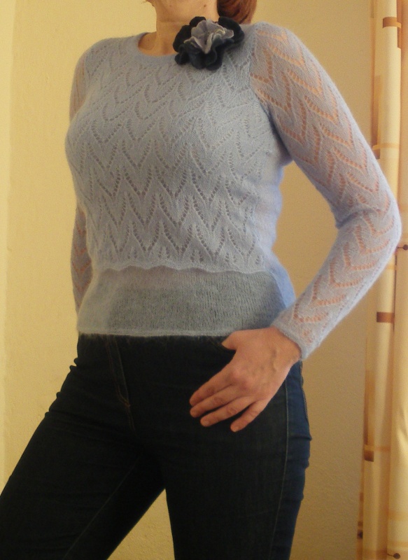 Sweater " Cornflower "