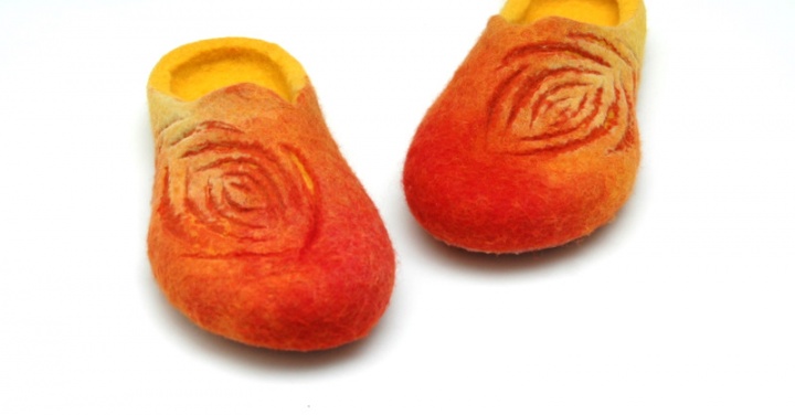 Flaming slippers