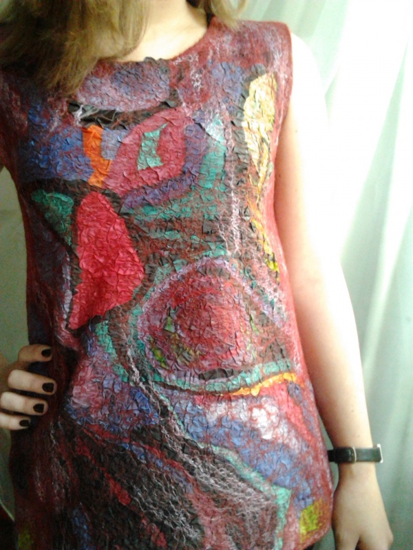 Felt jacket " mosaic " picture no. 3