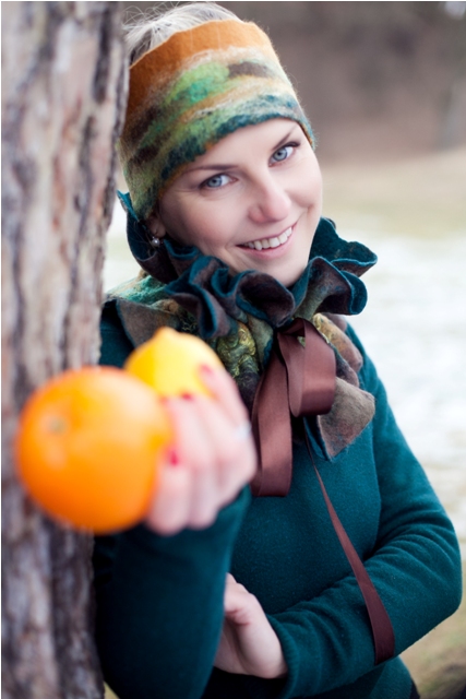 Velta apykaklaite and headband picture no. 2