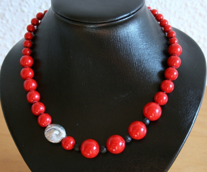 Necklace " Red "