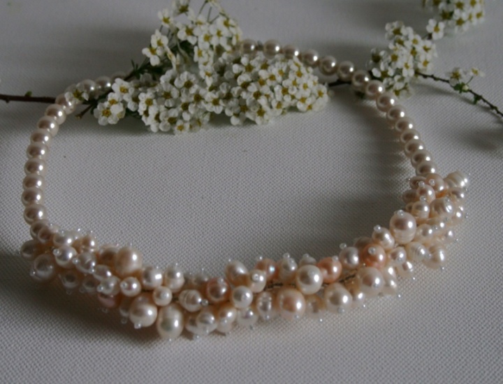 Necklace " pearl rings " picture no. 2