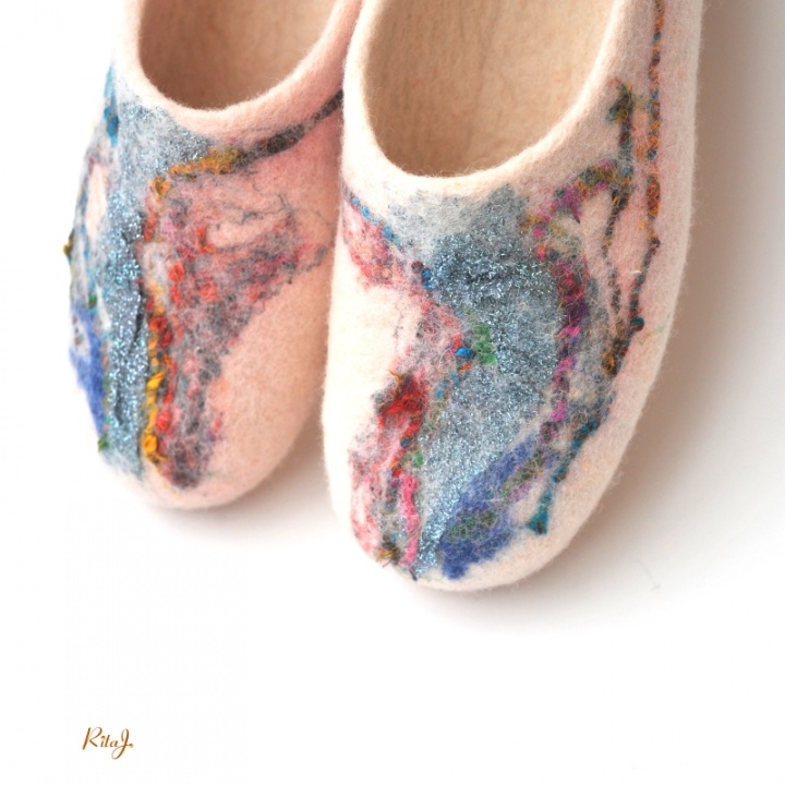 Felt slippers / Felted slippers picture no. 3