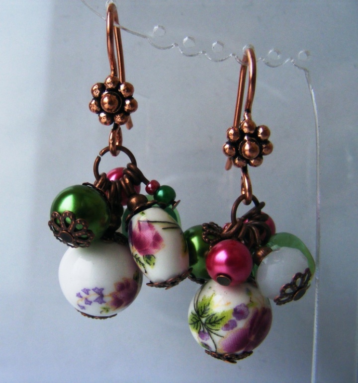 Earrings " summer "