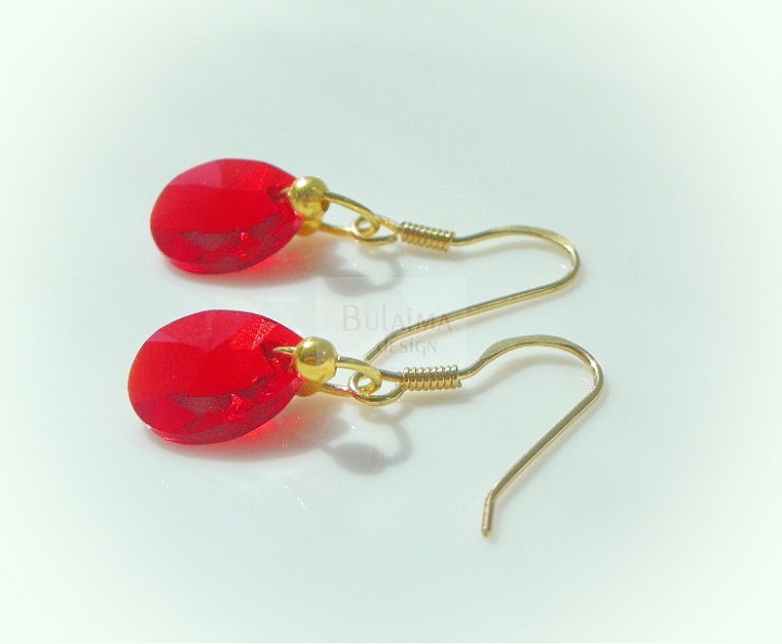 Red KRISTATIS earrings