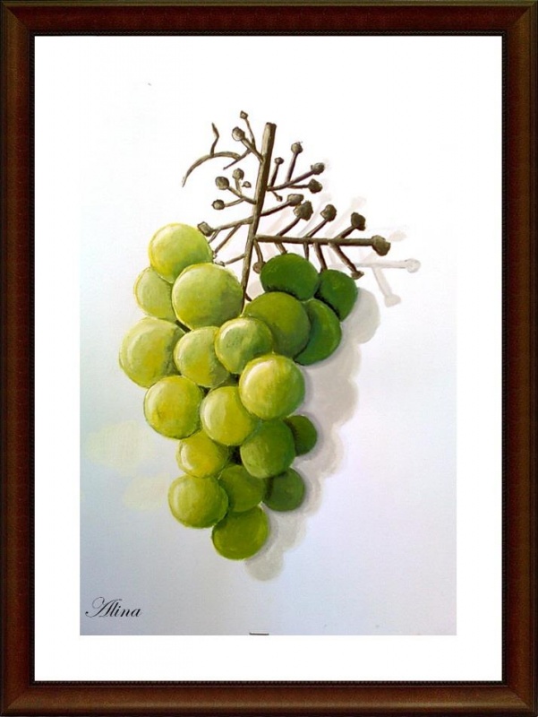 A bunch of grapes