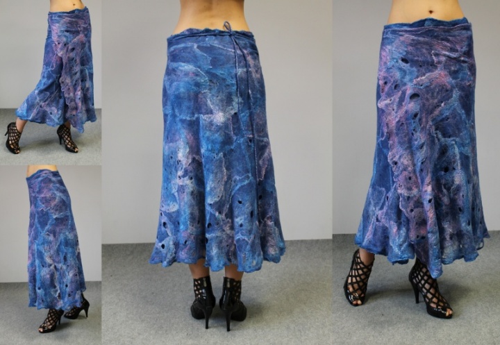 Felt skirt " petal "