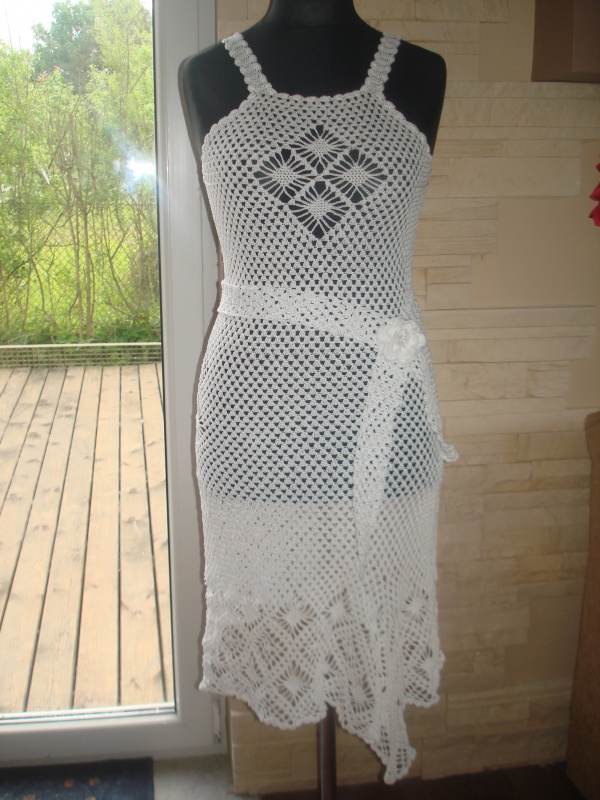 crocheted dress