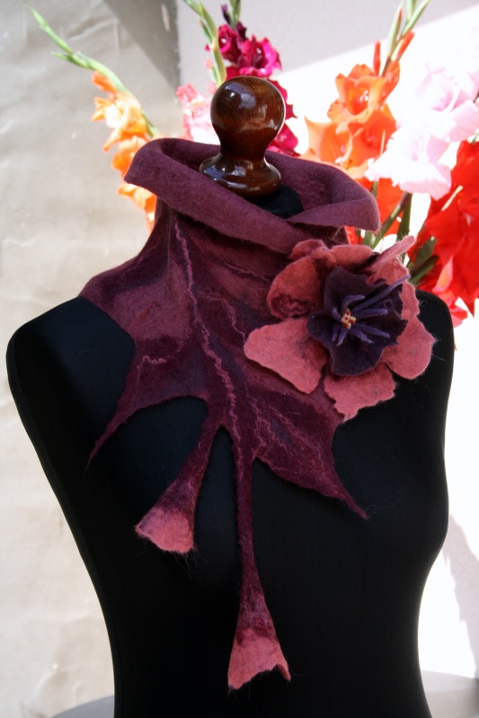 Scarf " gladioli "