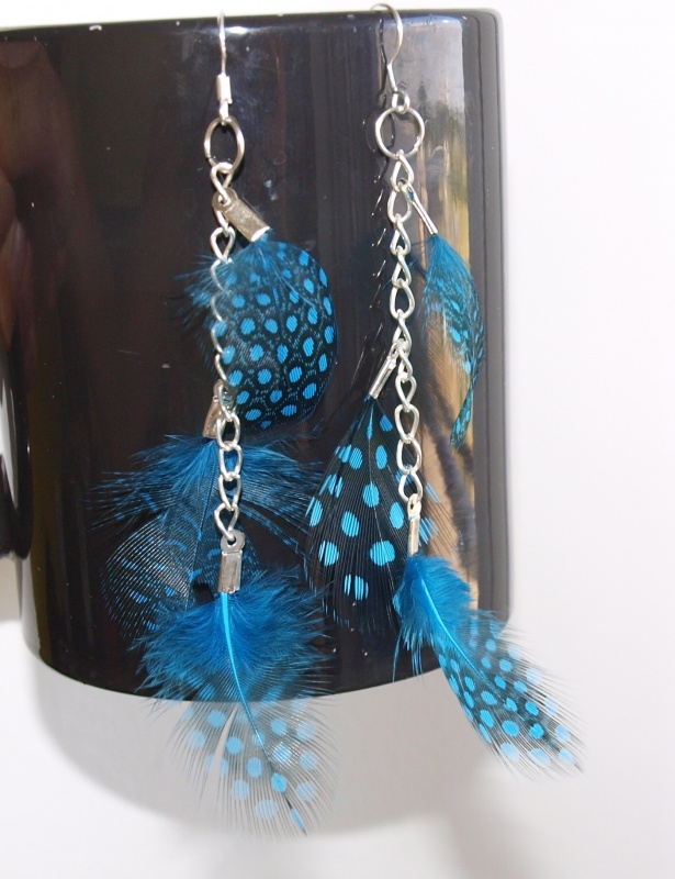 Feather earrings