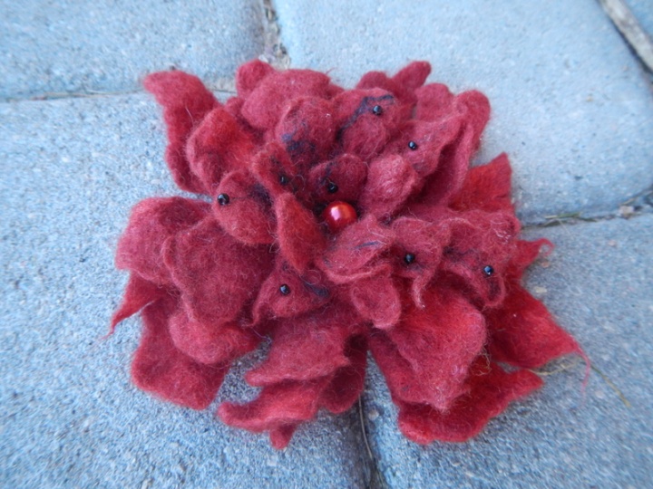 Flower " Dark red "