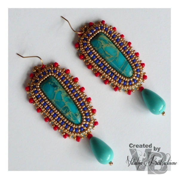 Earrings " Pharaohs Treasure "