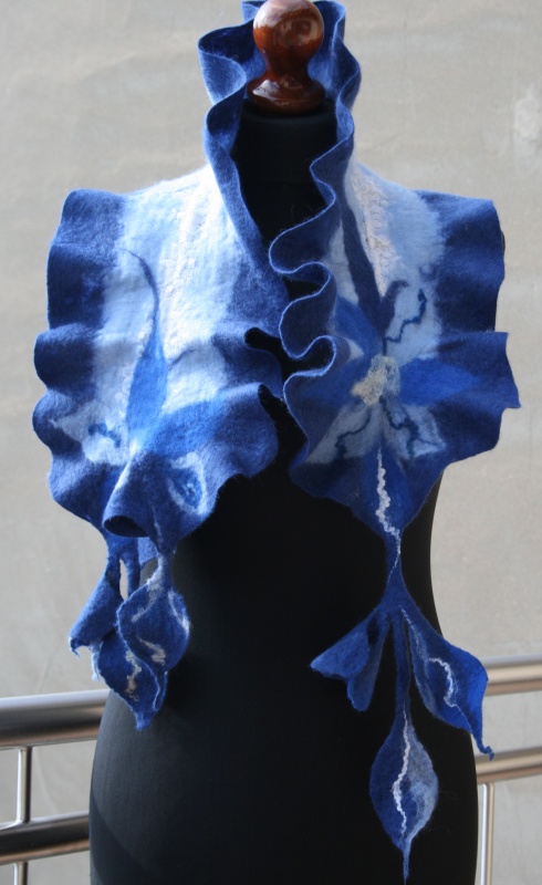 Scarf " Cornflower "