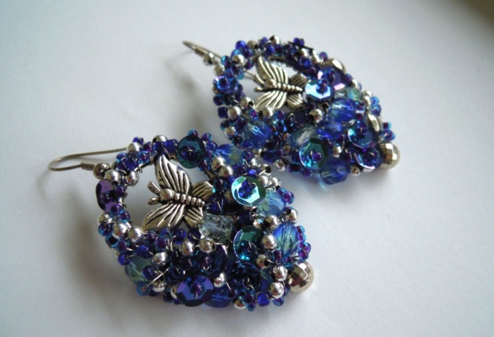 Earrings " Butterflies "