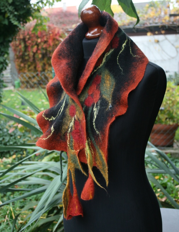 Scarf " Fall colors "