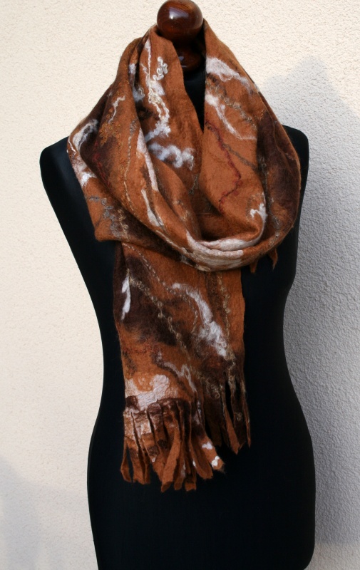 Scarves " cappuccino "