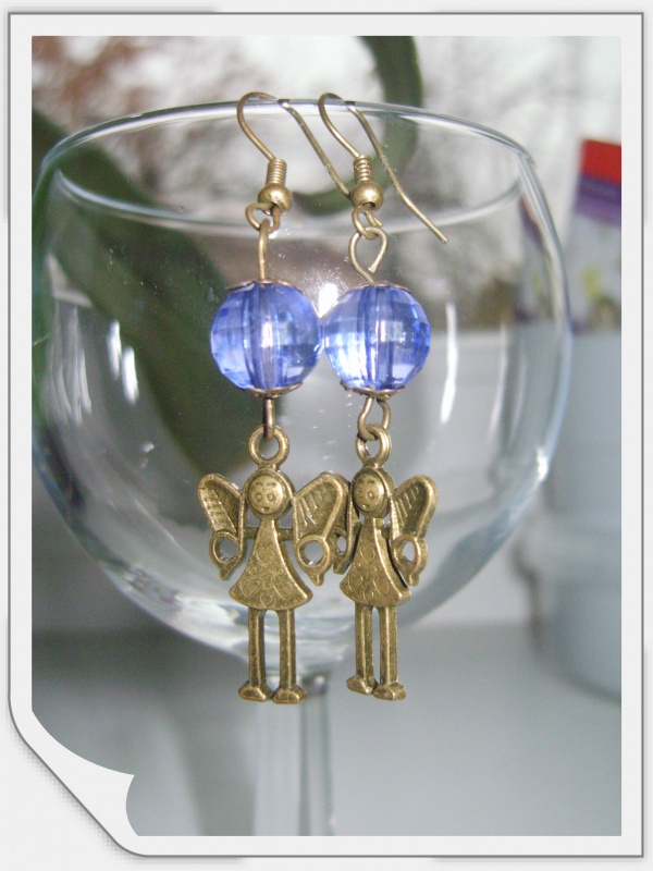 Earrings " Two girls "