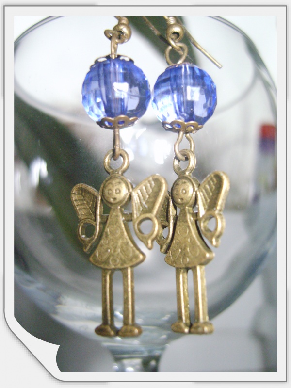 Earrings " Two girls " picture no. 2