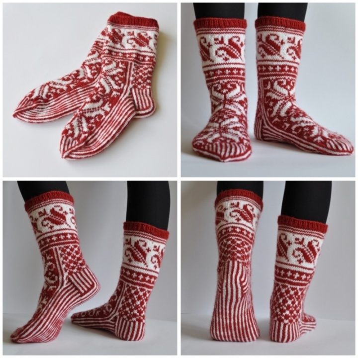 Patterned socks