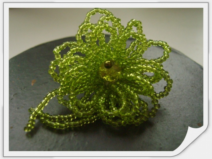 Green brooch