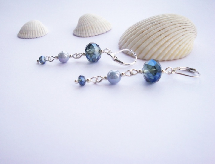 Blue jade necklace picture no. 3