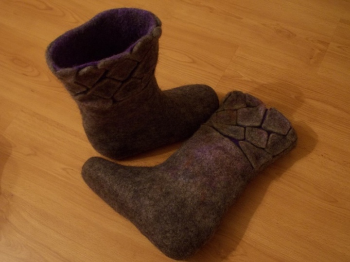 Felted boots picture no. 2