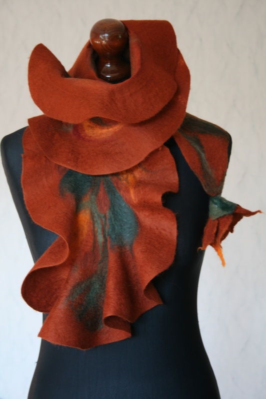 Scarf " rose flowers " picture no. 2