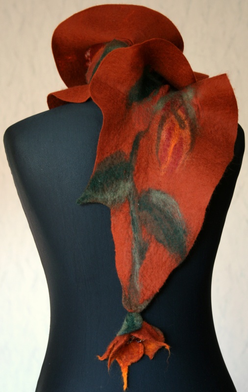 Scarf " rose flowers " picture no. 3