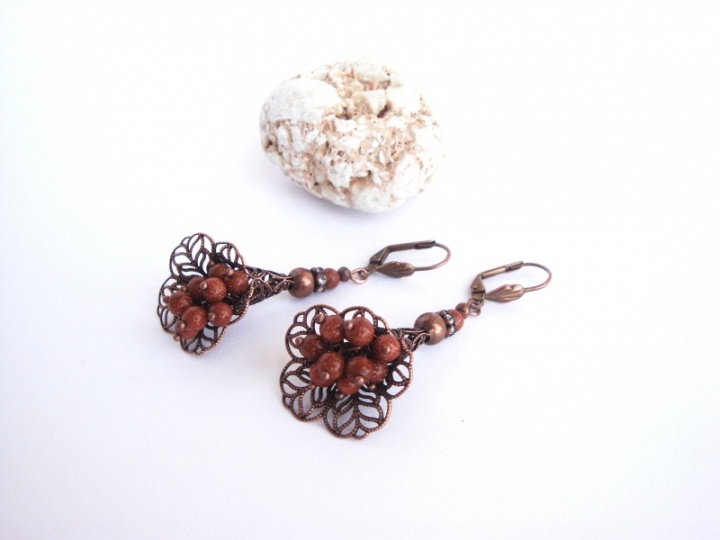 Solar stones earrings picture no. 3