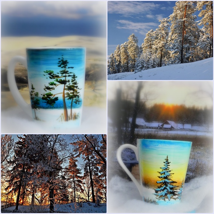 Wintry cups