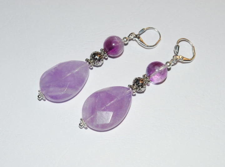 Amethyst earrings