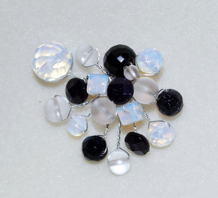 Brooch " Moonlight "