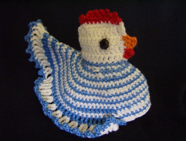 An Easter hen