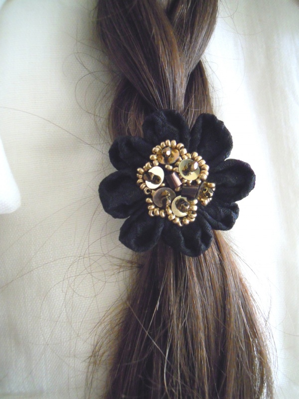 Hair elastic band " flower " picture no. 3