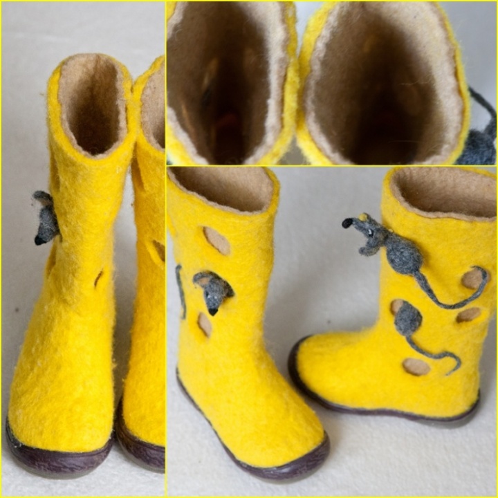 felted boots