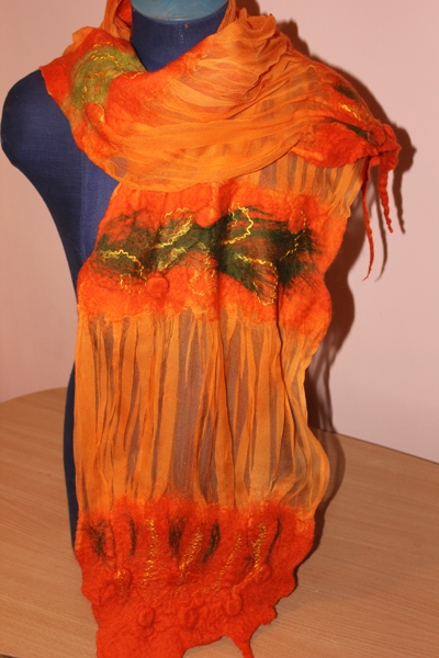 Orange scarf