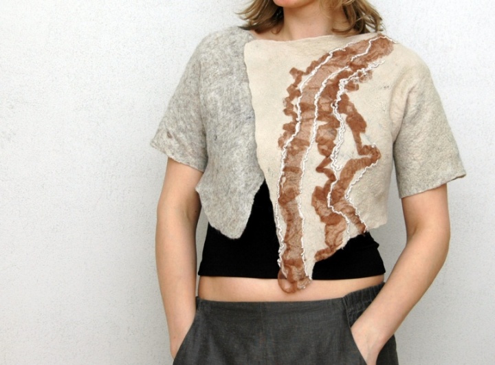 Sand short bolero jacket picture no. 2