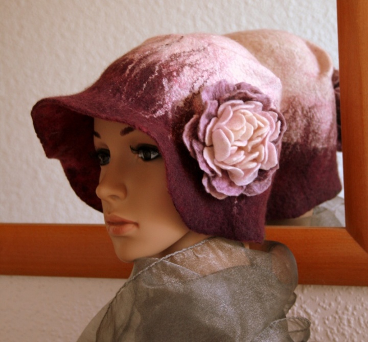 Hat and peony