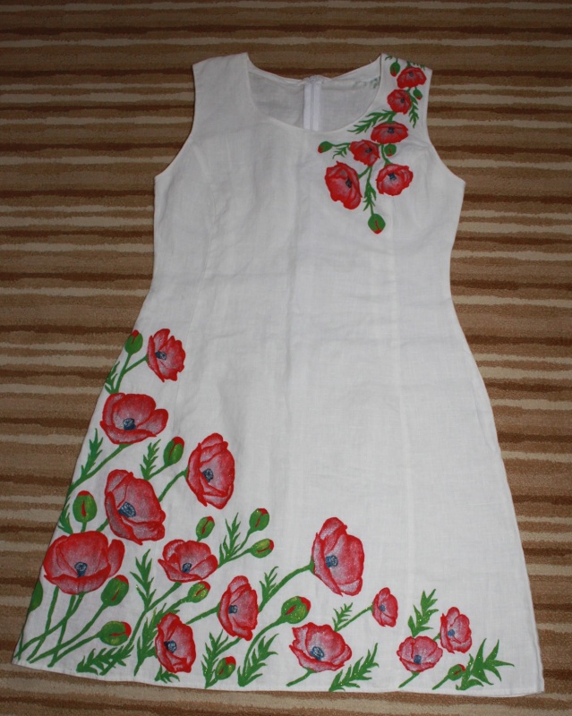 Baby frock painting designs sale