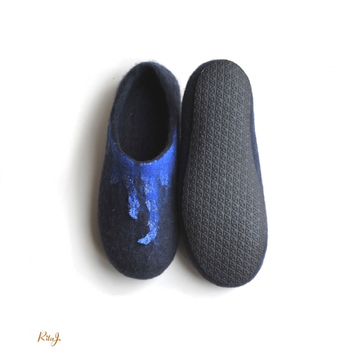 Felt slippers / shoes NIGHT picture no. 3