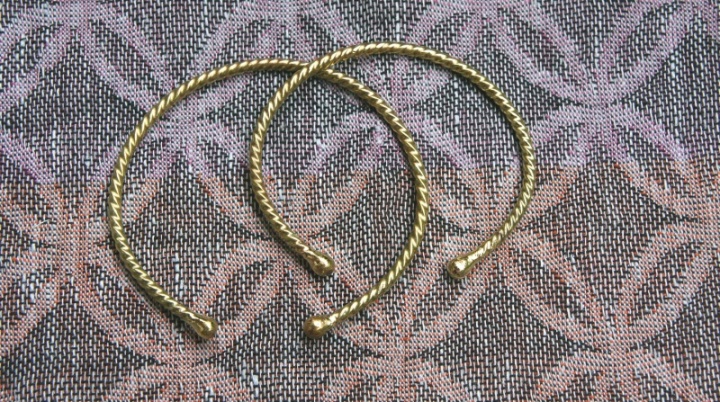 Rotate brass bracelet No. 4